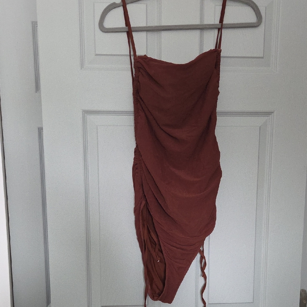 Andrea Iyamah Rust Swimwear